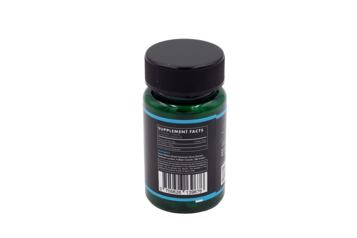 Broad Spectrum CBD Capsules 50mg/100mg