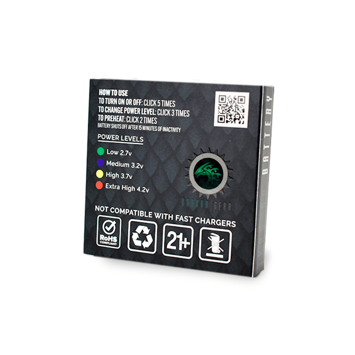 Drag-On 510-Threaded Adjustable Stick Battery