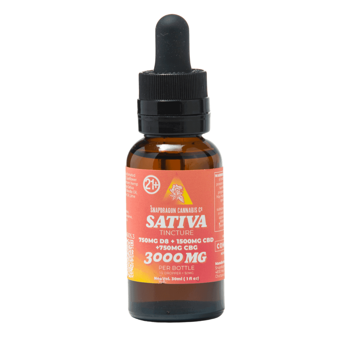 Snapdragon Cannabis Co. Sativa and Indica Tinctures 15ml/30ml