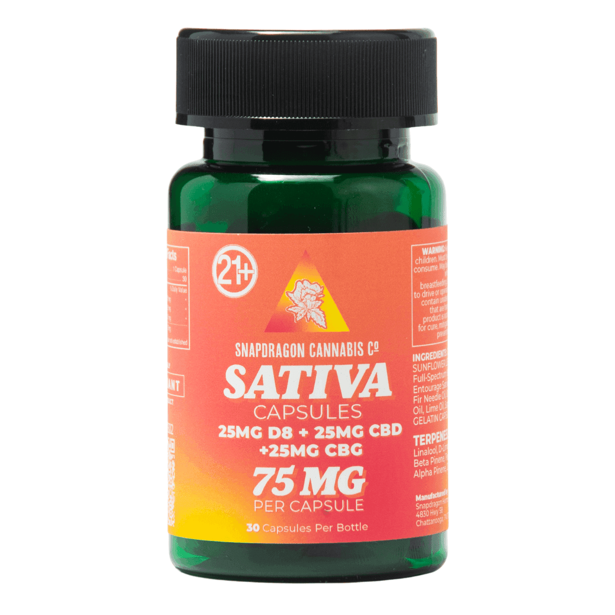 Snapdragon Cannabis Co. Sativa and Indica Capsules