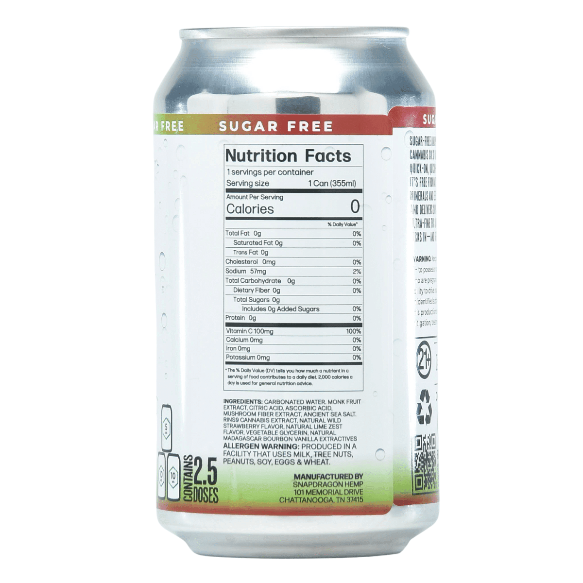 Delta-9 THC Infused Canna Bliss Sparkling Water