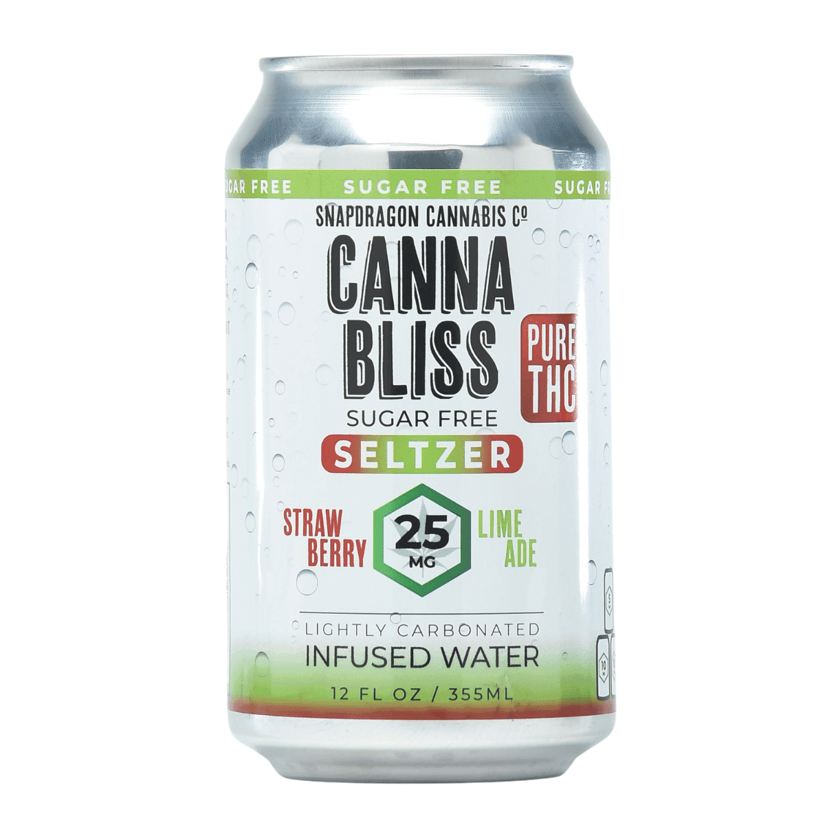 Delta-9 THC Infused Canna Bliss Sparkling Water