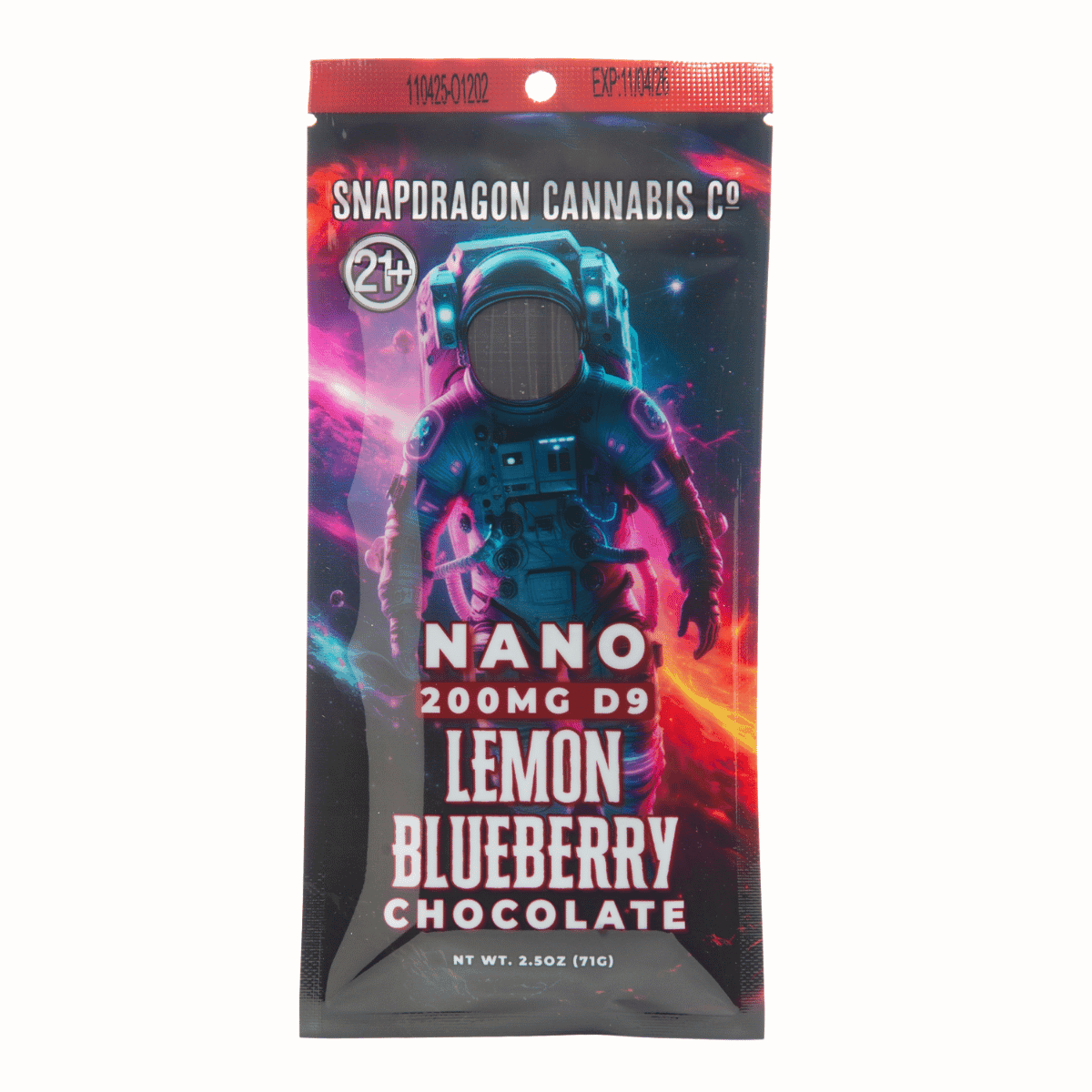 Delta-9 THC Infused 200mg Nano Chocolate Bars
