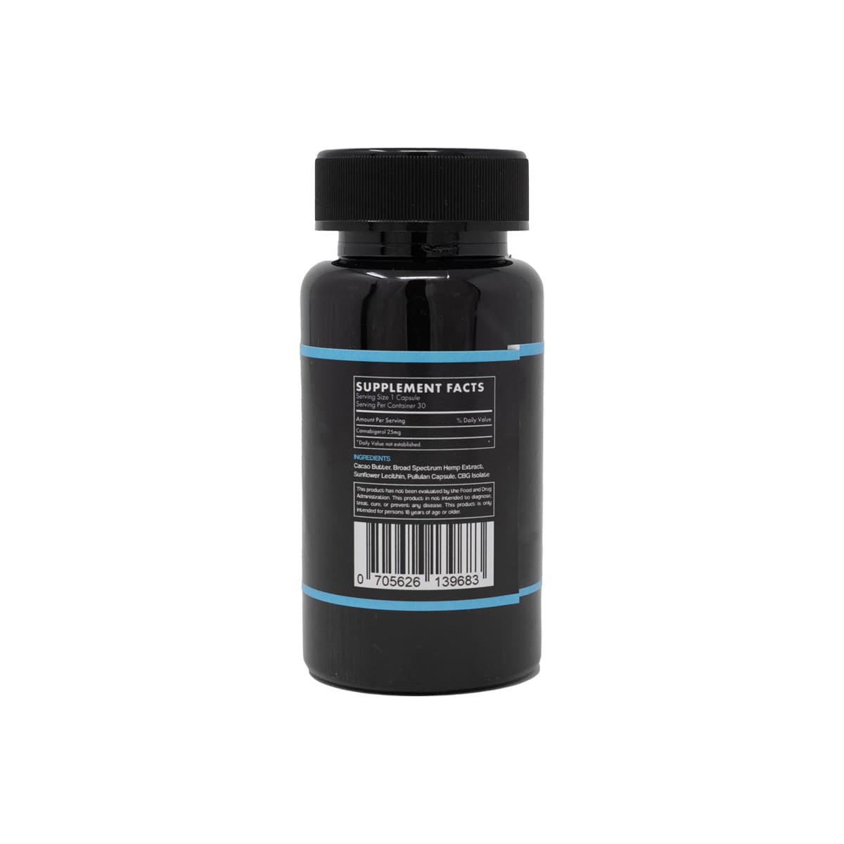 Broad Spectrum CBG Infused Capsules 25mg/50mg/100mg