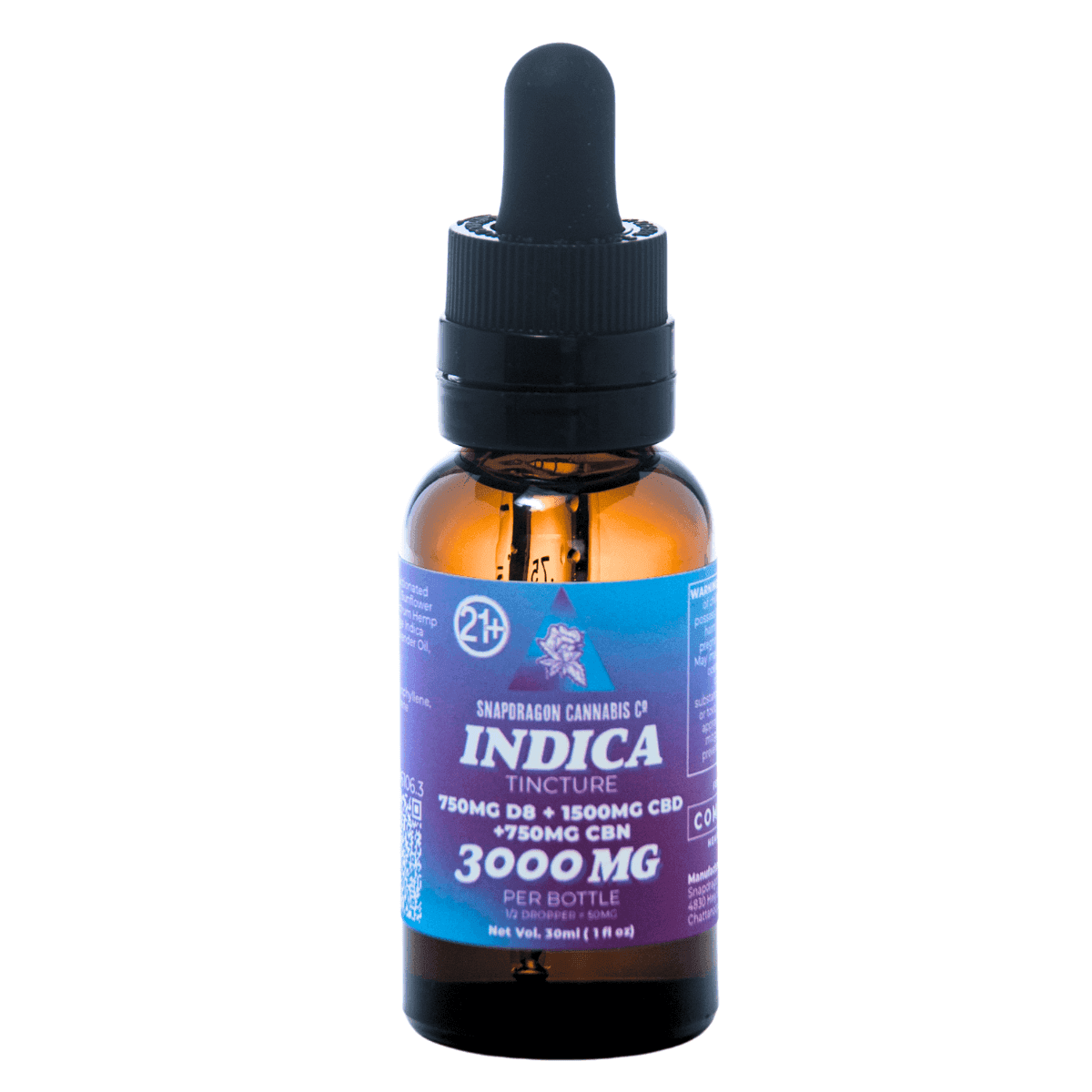 Snapdragon Cannabis Co. Sativa and Indica Tinctures 15ml/30ml